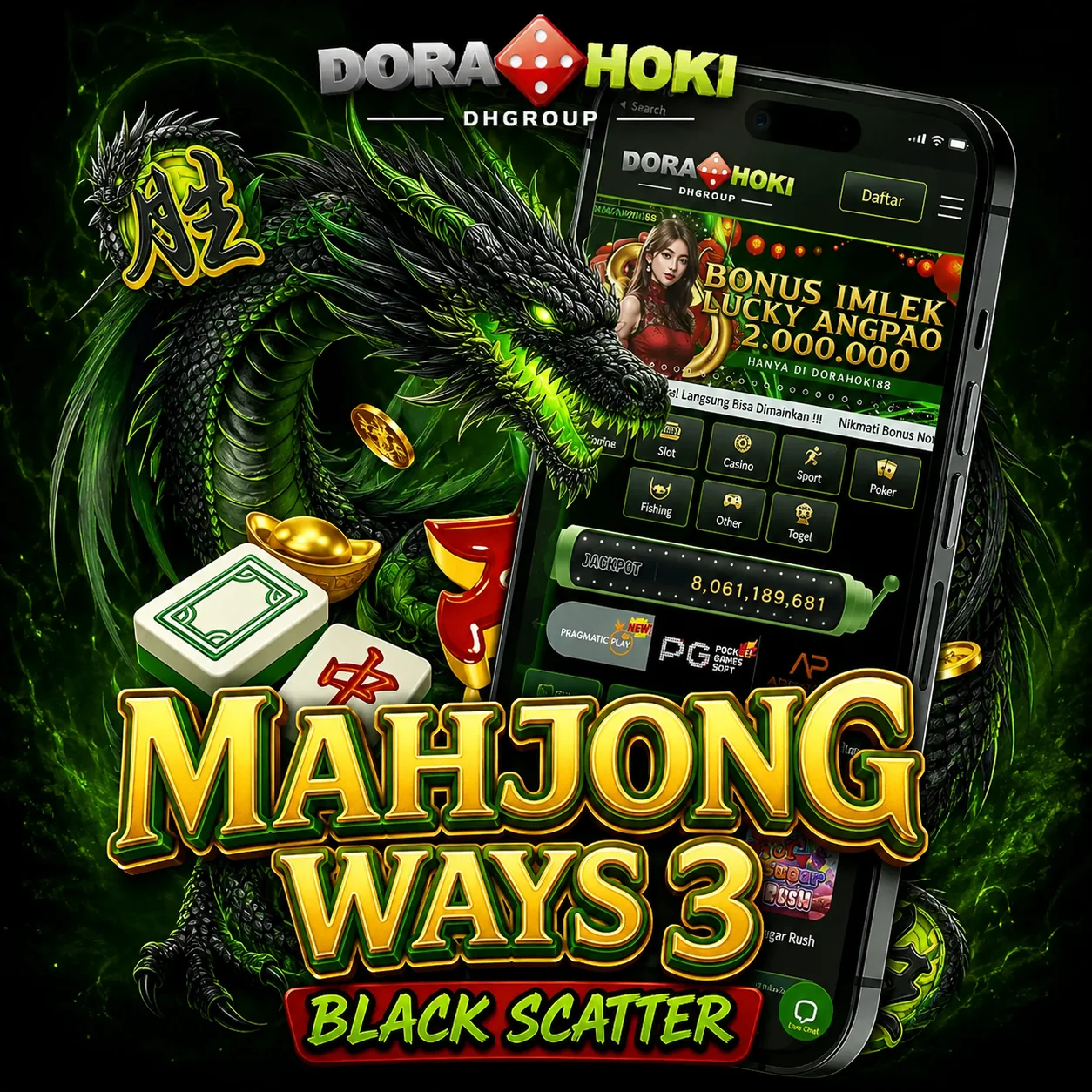 DORAHOKI : 1001 Tips Play Situs Slot88 MAHJONG WAYS 3 Pecah Scatter Naga Hitam Hari Ini